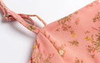 Floral Cami A-Line Midi Dress