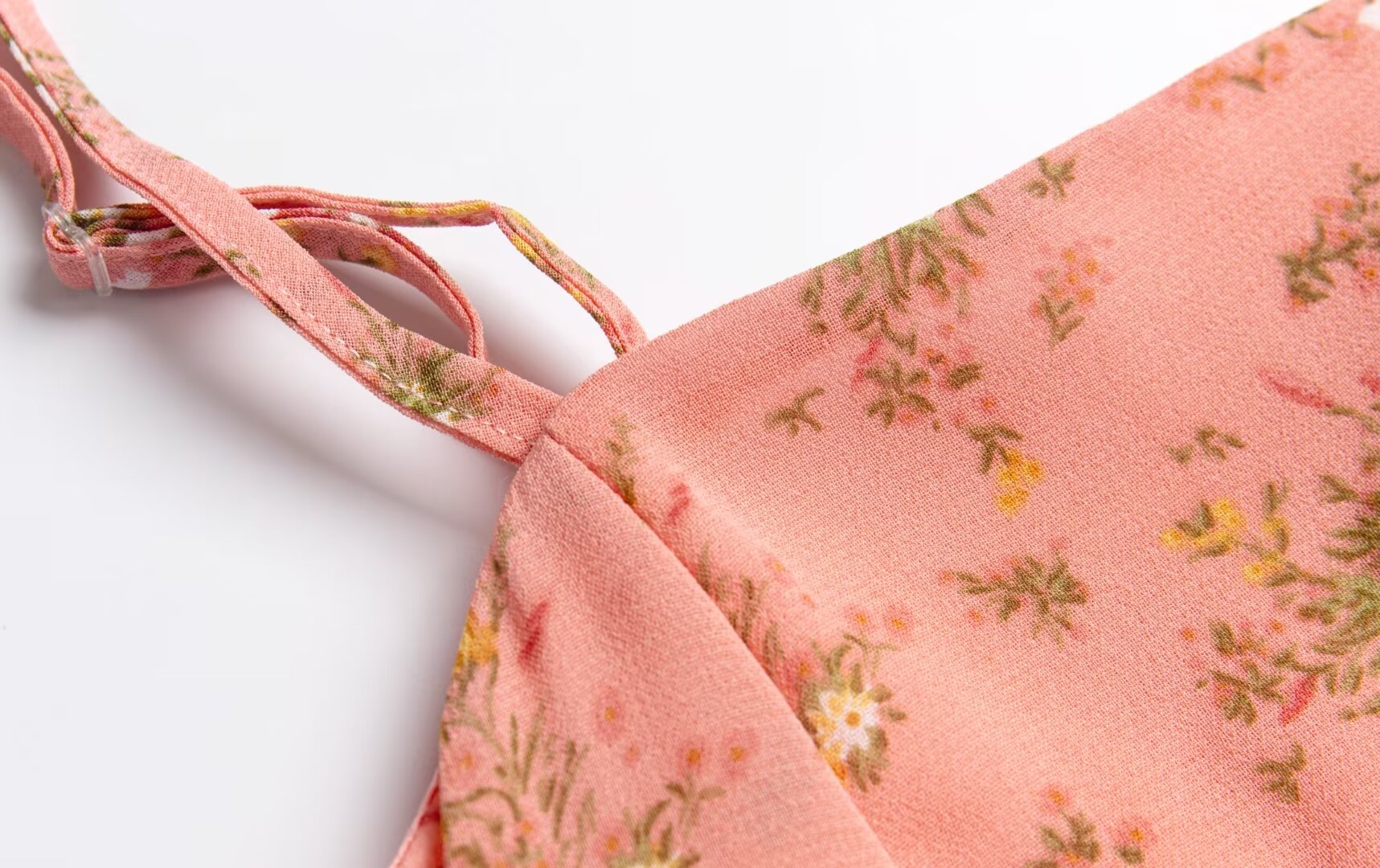 Floral Cami A-Line Midi Dress
