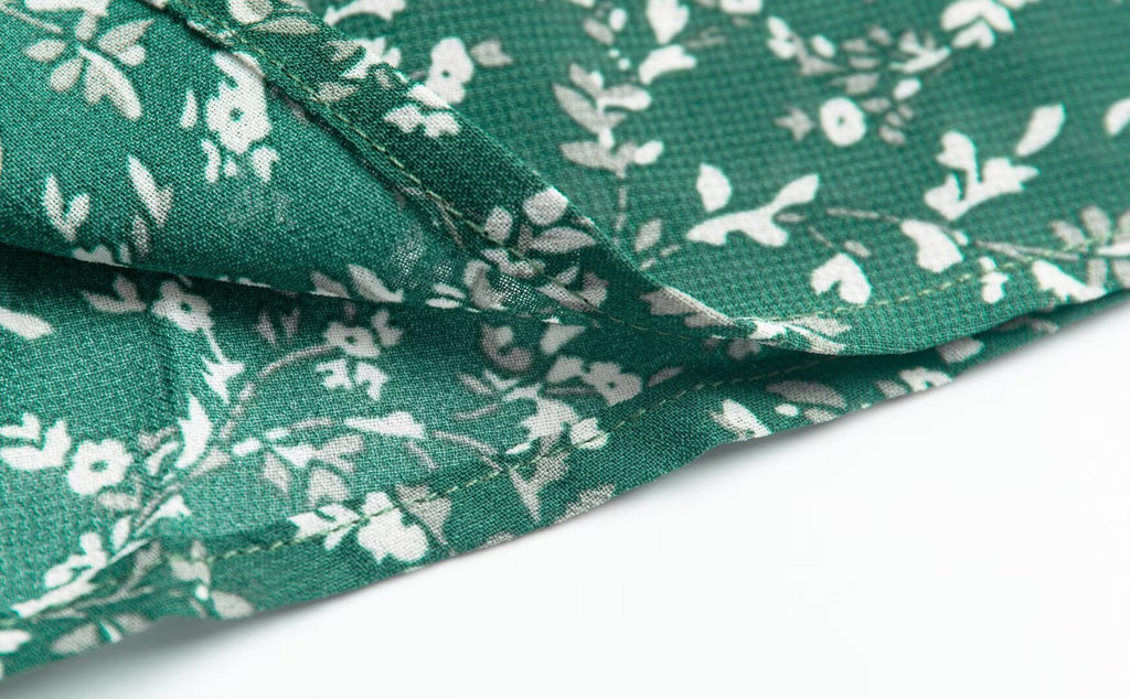 Vintage Floral Sleeveless Midi Dress