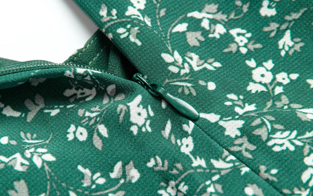 Vintage Floral Sleeveless Midi Dress