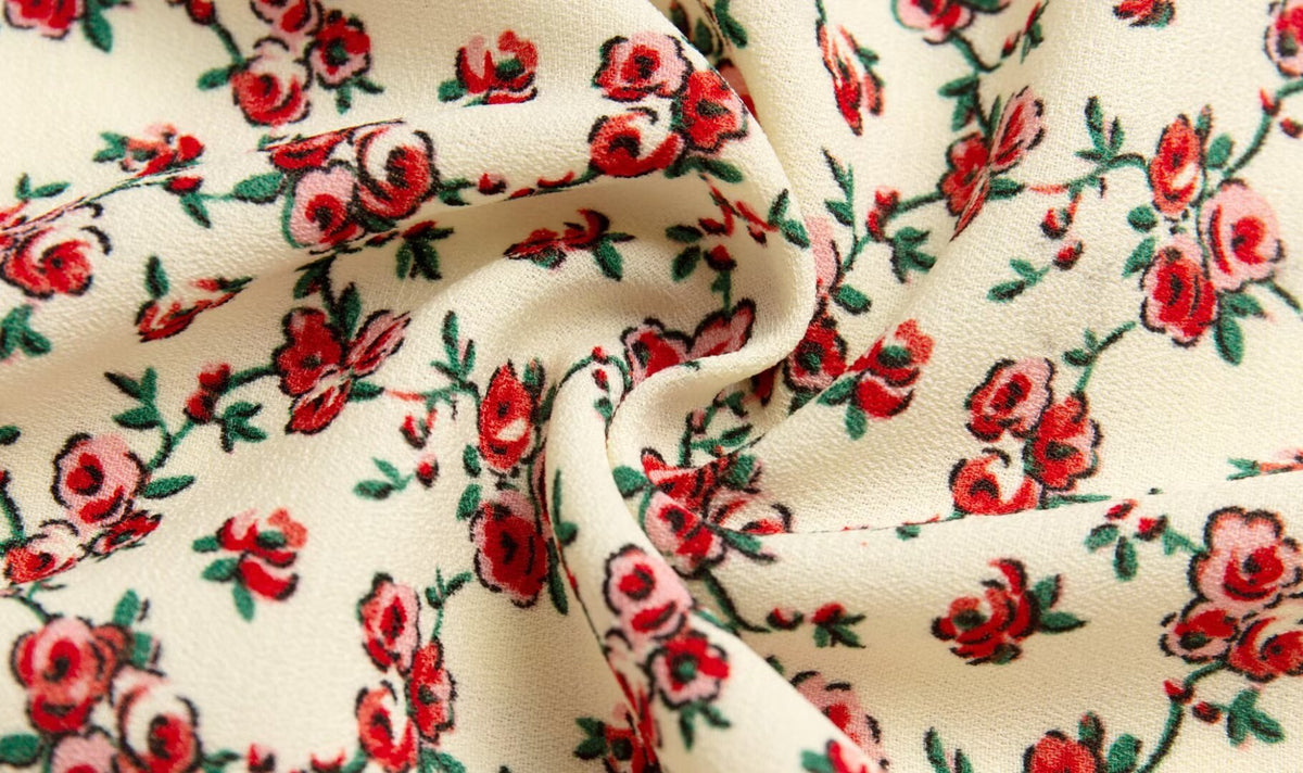 Women’s French Floral V Neck Long Sleeve Shirt