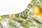 Women’s Green Smocked Tie Neck Crop Camisole