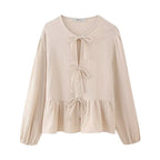 Beige Apricot Top