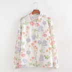 Women's Chiffon Long Sleeved Shirt French Loose Fresh Cardigan