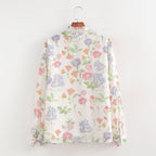 Women's Chiffon Long Sleeved Shirt French Loose Fresh Cardigan