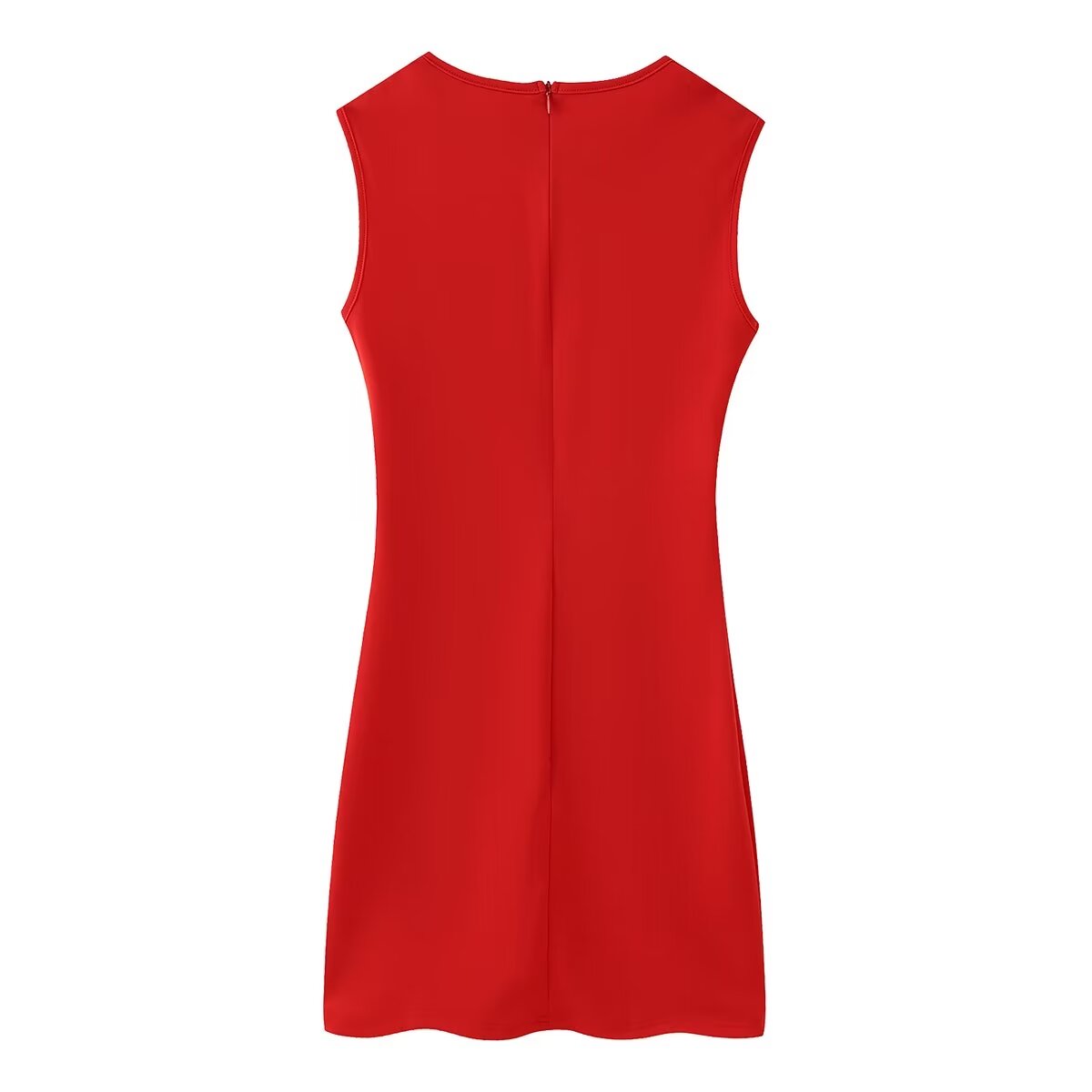 Red Heart Cutout Long Sleeve Mini Dress