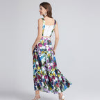 Women's 's Lace Halter Top & Skirt Set