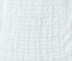 Women's White Embroidered Lace-Up Mini Dress