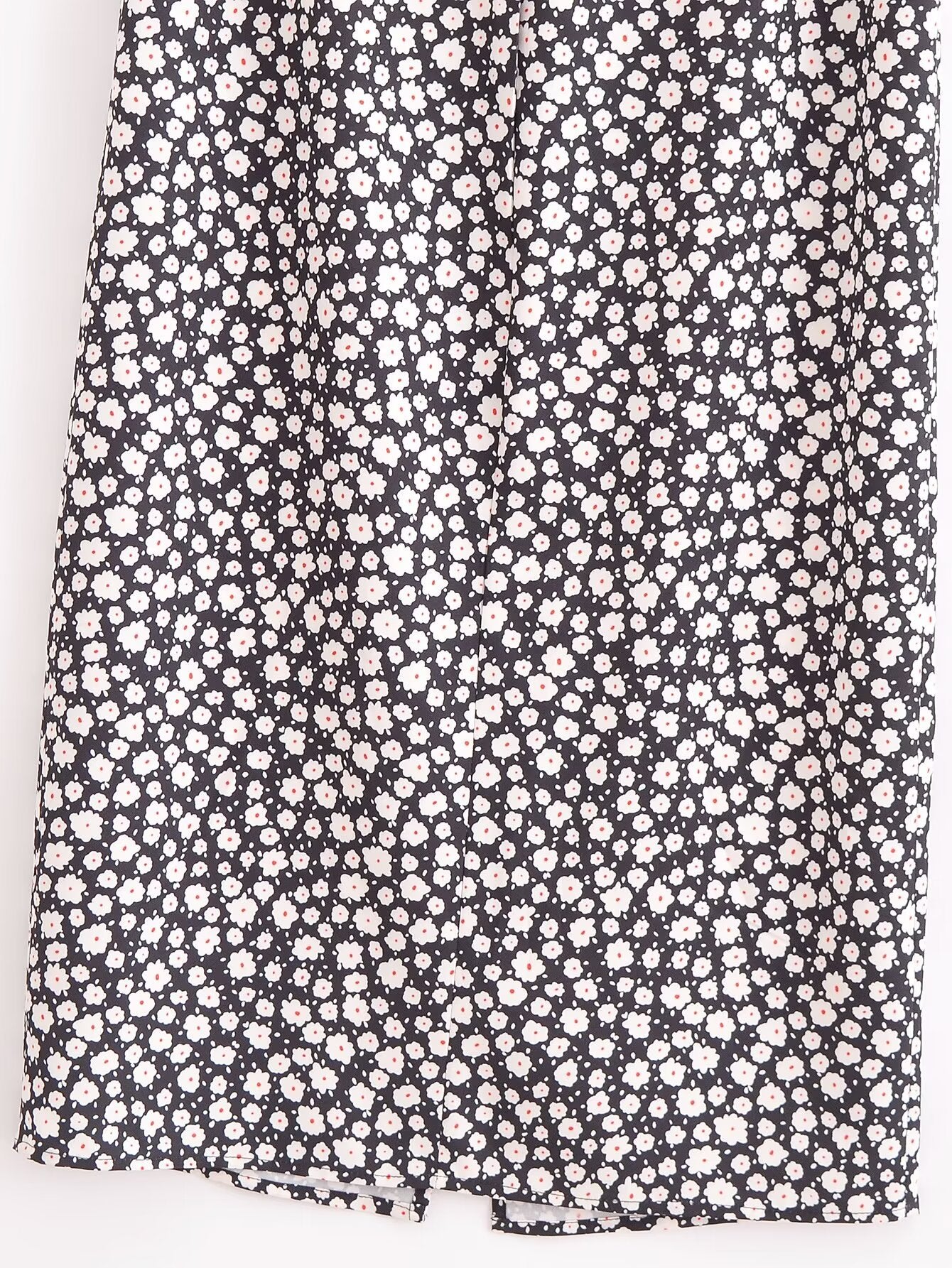 Women's Halter Floral Split Sleeveless Midi Dress