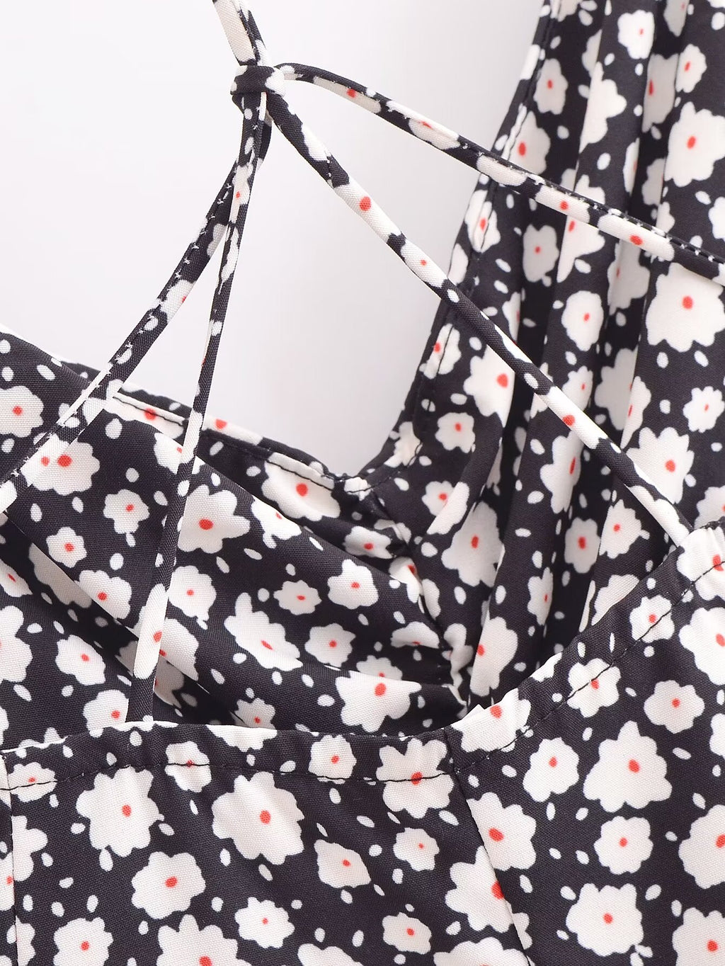 Women's Halter Floral Split Sleeveless Midi Dress