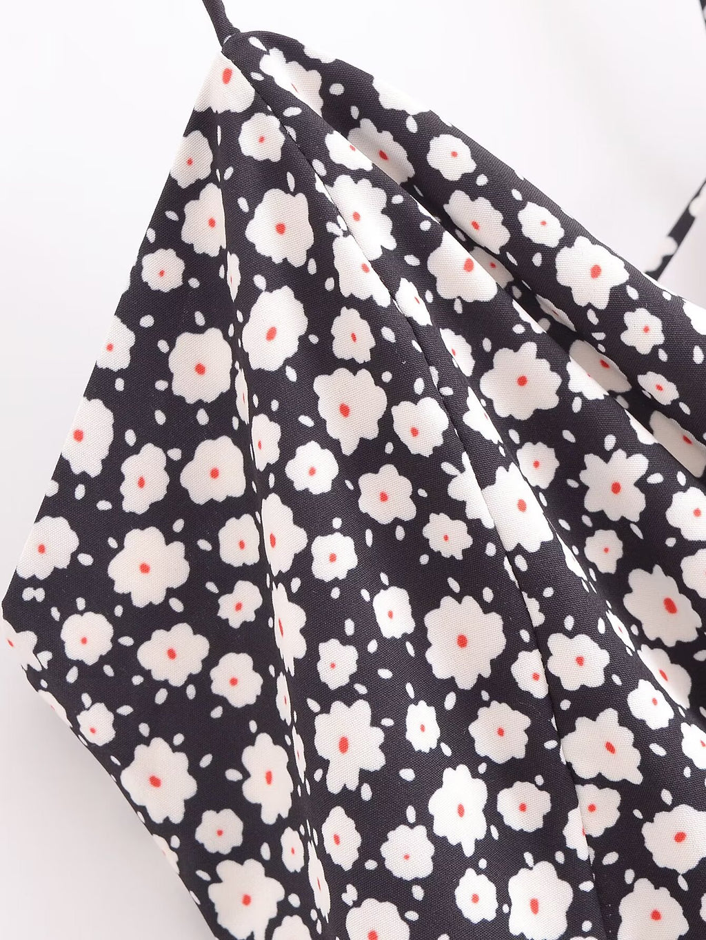 Women's Halter Floral Split Sleeveless Midi Dress