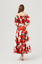 Women's 's Off-Shoulder Top & Skirt Set