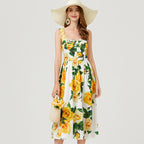 Women's 's Floral Print A-Line Dress