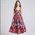 Women's 's Floral Print A-Line Dress