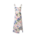 Women's Floral Cami Pleated Split Dress