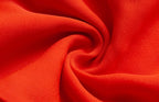 Women's Red Lace Puff-Sleeve Ruffle Dress