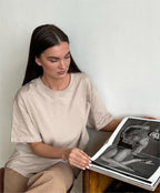 Women's Women's's Solid Color Short Sleeved Loose Large Cotton T-Shirt Simple Top