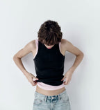 's Classic Vest Knitted Stretch Small Sling Outerwear Bottoming