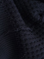 French Wooden Ear Color Matching Knitted Camisole Chic