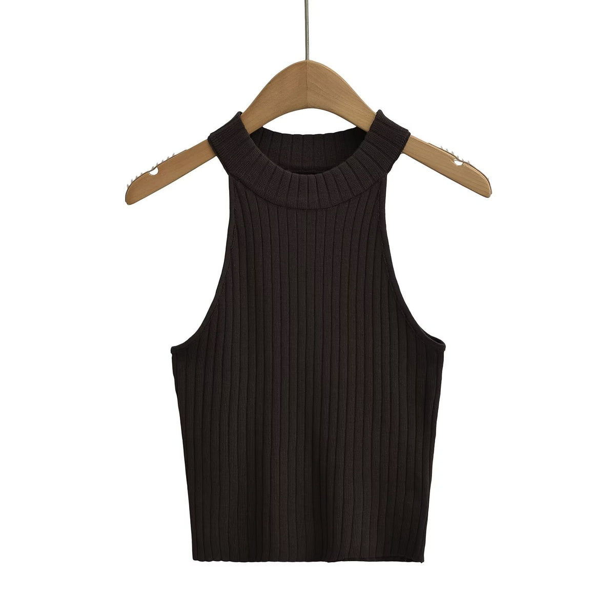 's Vest Brand Thread Fitted Top Crew Neck Bottoming Shirt
