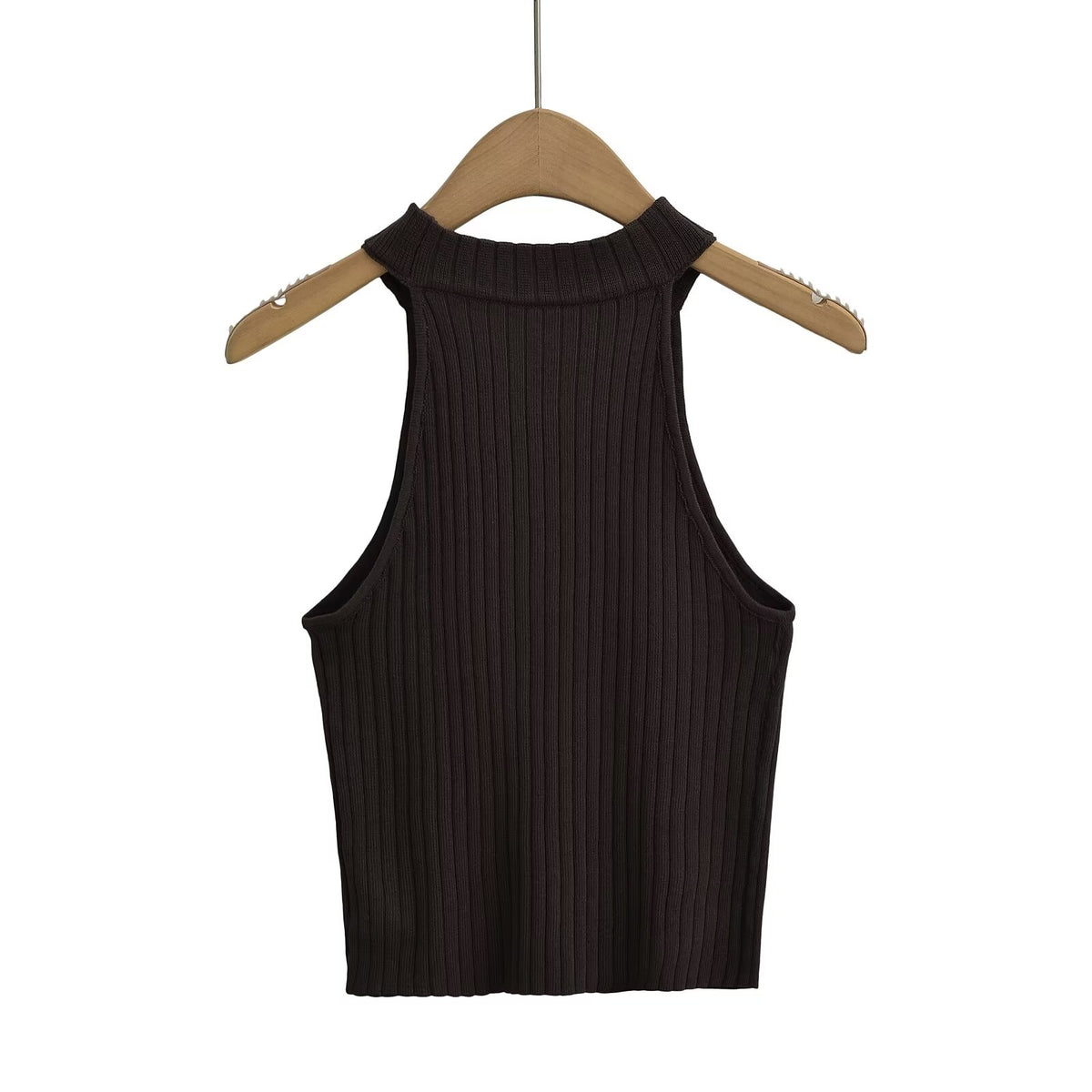 's Vest Brand Thread Fitted Top Crew Neck Bottoming Shirt