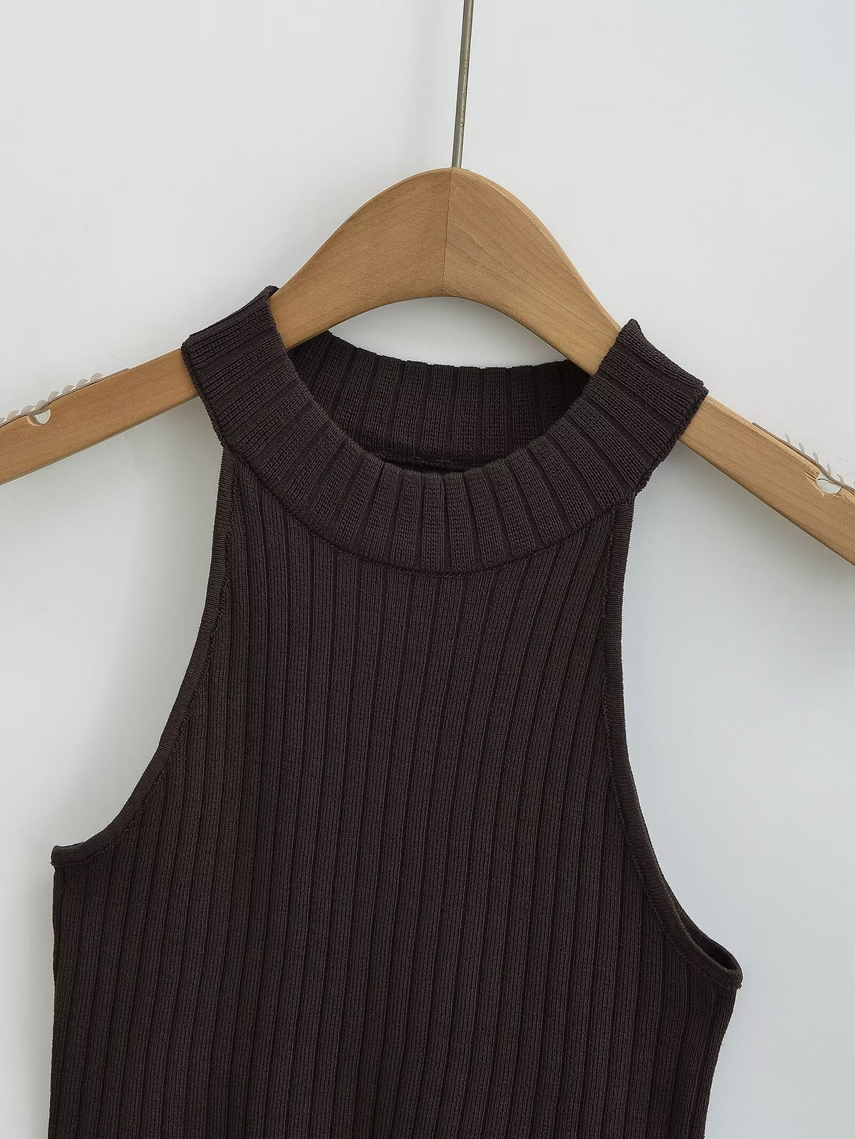 's Vest Brand Thread Fitted Top Crew Neck Bottoming Shirt
