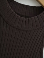 's Vest Brand Thread Fitted Top Crew Neck Bottoming Shirt