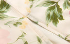 Women's Floral High-Waist Side-Slit Dress