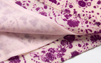 Spring Romantic Purple Printed Butterfly Strap Holiday Casual Dress