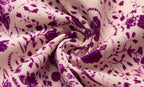 Spring Romantic Purple Printed Butterfly Strap Holiday Casual Dress
