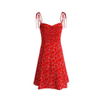 Floral Spaghetti-Strap Midi Dress