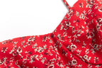 Floral Spaghetti-Strap Midi Dress