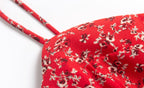 Floral Spaghetti-Strap Midi Dress