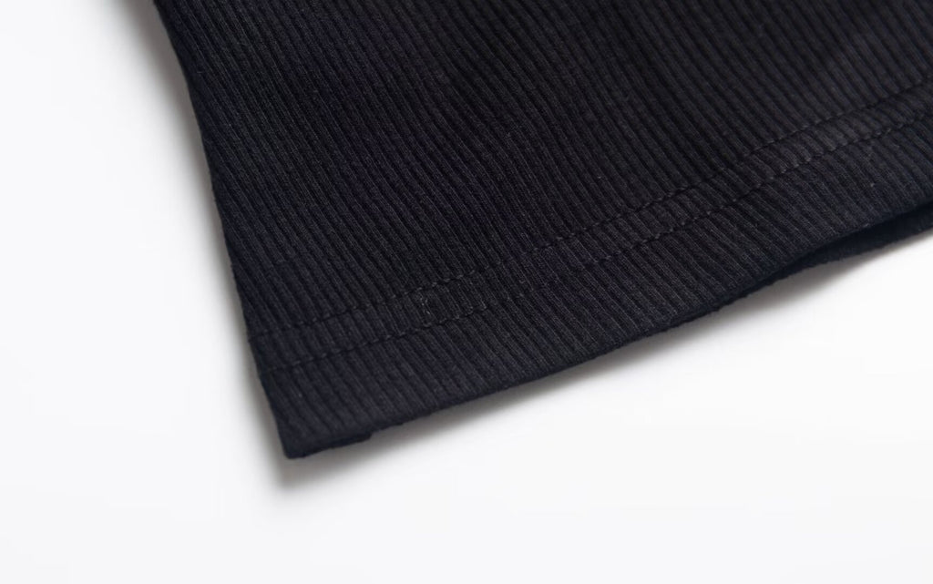 Women's Contrast Color Spaghetti Strap Crop Top