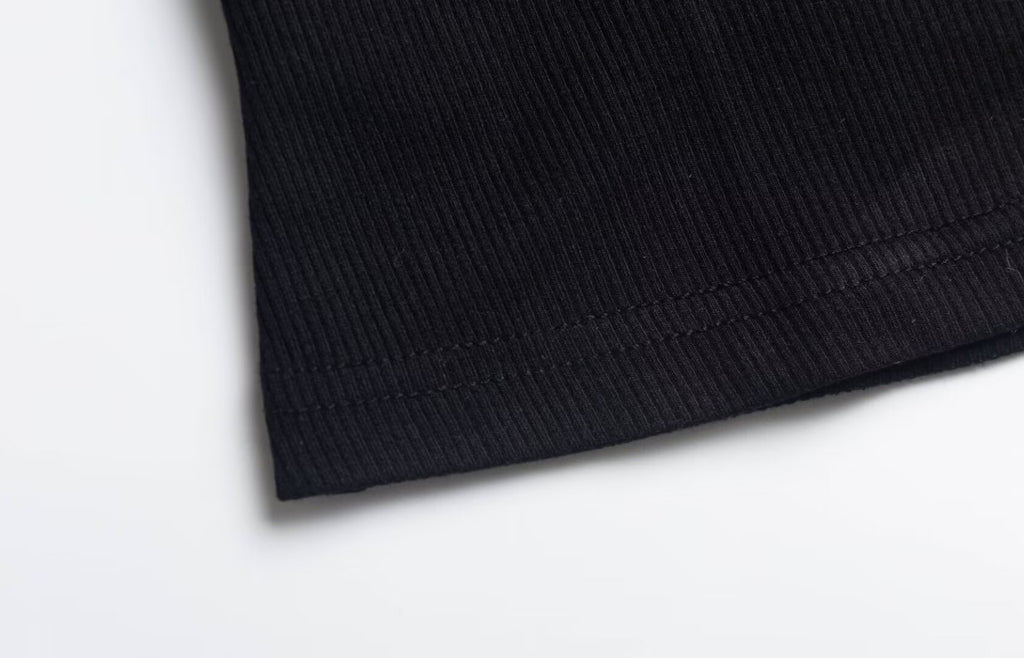Women's Contrast Color Spaghetti Strap Crop Top