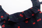 Women's French Floral Ruffle Camisole