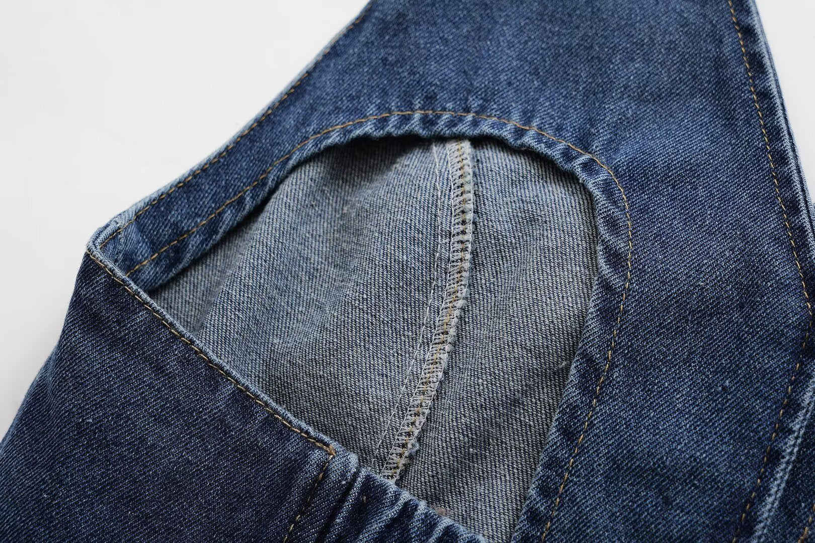 Women's French Denim Halter Vest Top