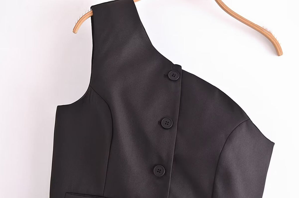 Early Slim Fit Asymmetric Vest Top
