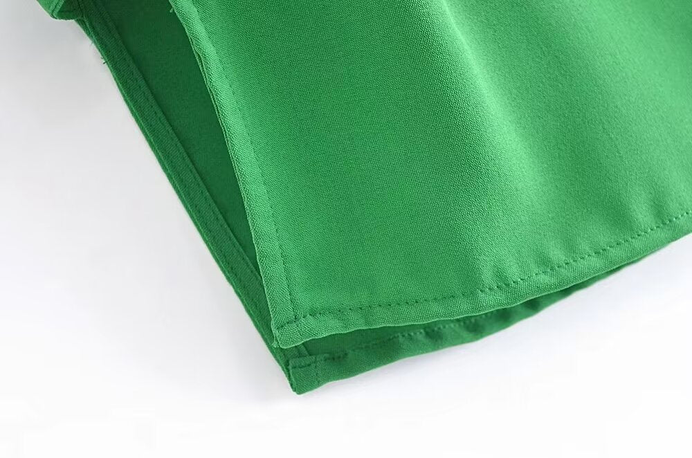Women's Spring Street Solid Color Cropped Small Top Slim Fit Mid Length Skirt Set
