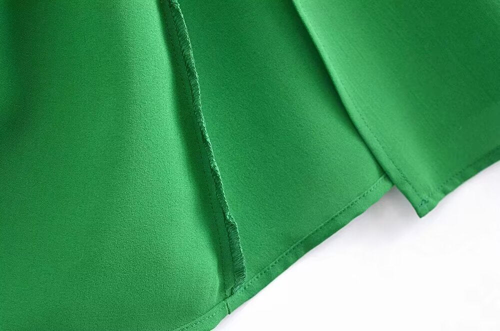 Women's Spring Street Solid Color Cropped Small Top Slim Fit Mid Length Skirt Set