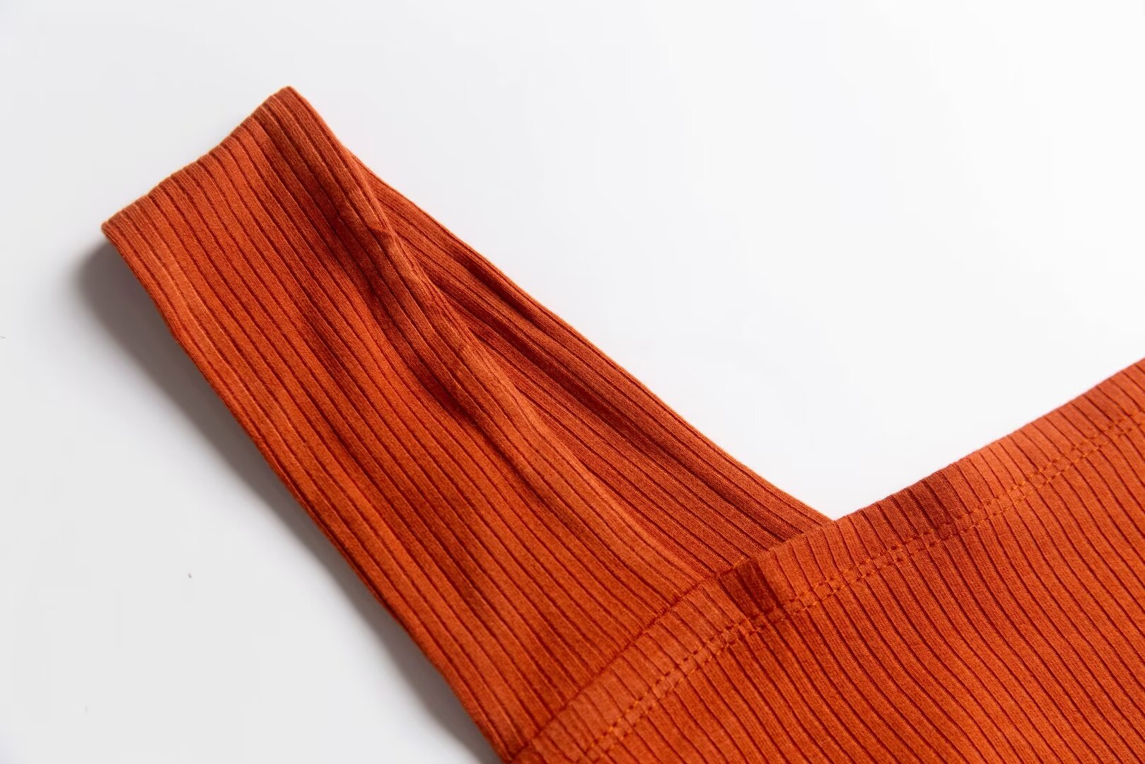 Square-Neck Spaghetti-Strap Side-Slit Midi Dress