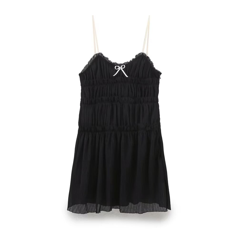 Small Bow Decorative Dress