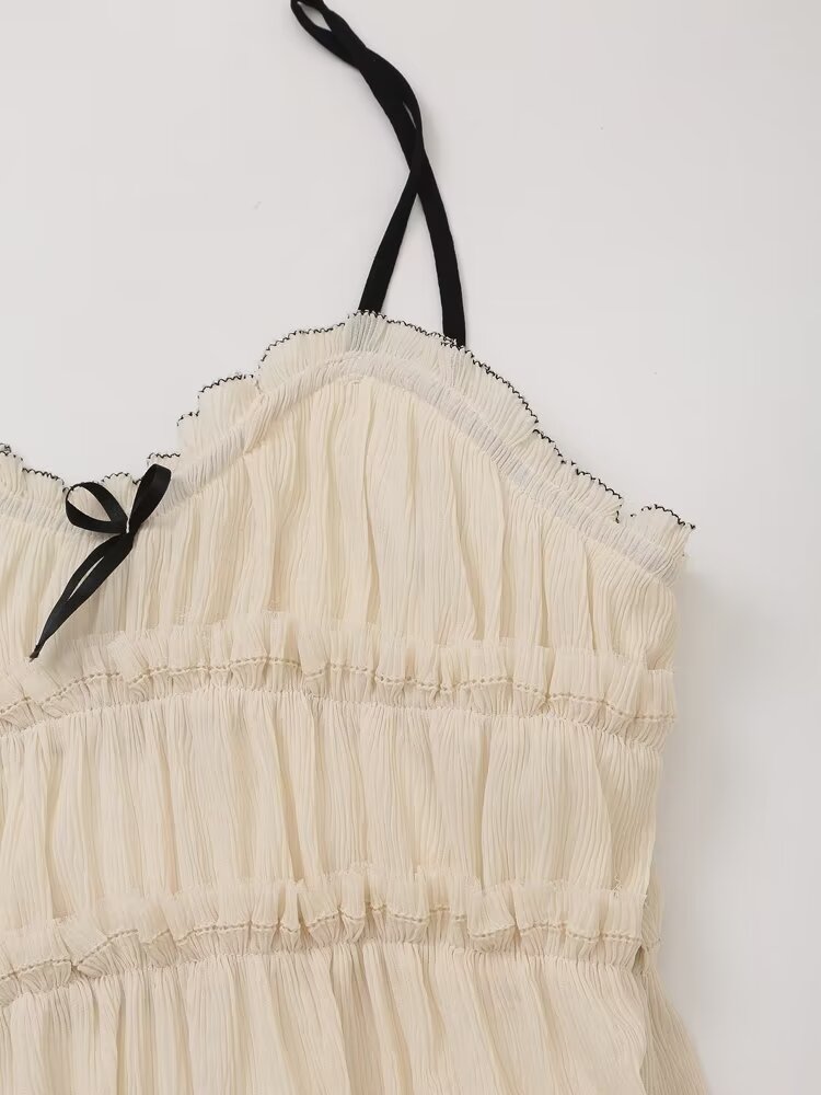 Small Bow Decorative Dress