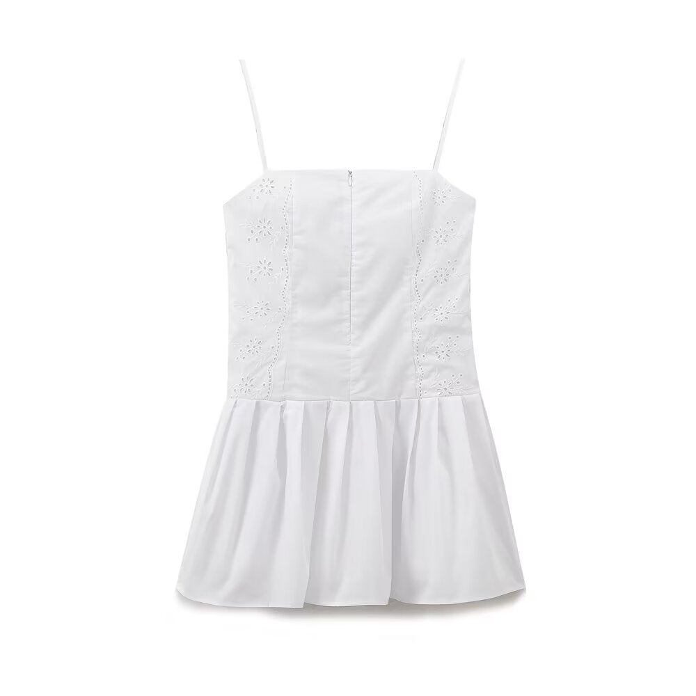 Women's Spring Summer Graceful Fashionable Embroidered Dress