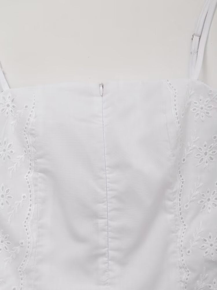 Women's Spring Summer Graceful Fashionable Embroidered Dress