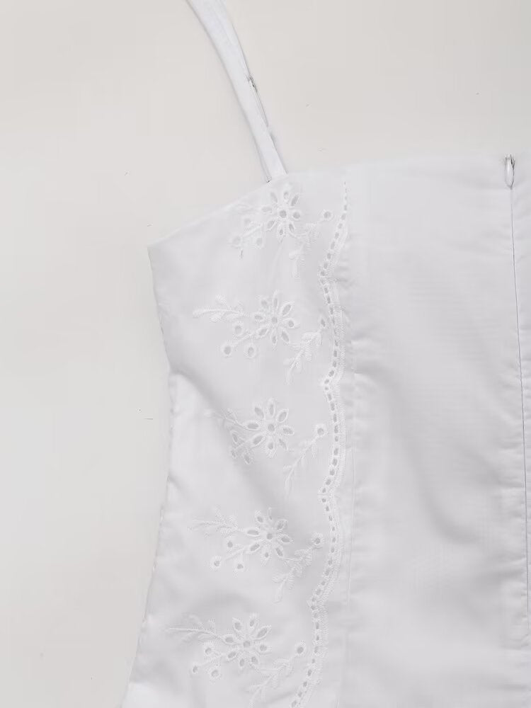 Women's Spring Summer Graceful Fashionable Embroidered Dress
