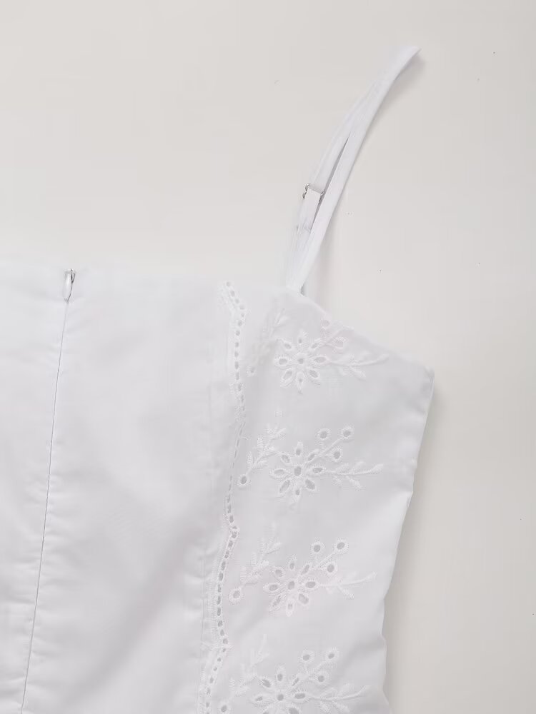 Women's Spring Summer Graceful Fashionable Embroidered Dress