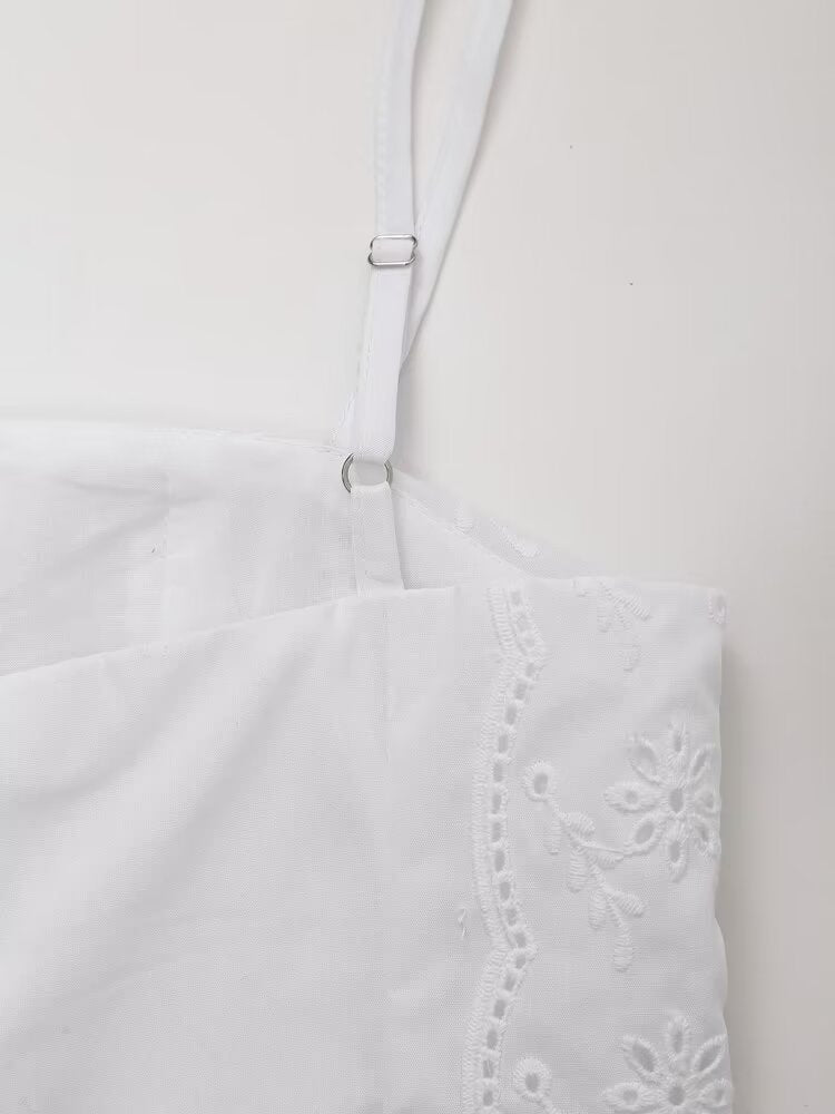 Women's Spring Summer Graceful Fashionable Embroidered Dress