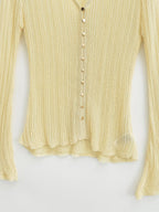 Women's V-Neck Long Sleeve Knit Cardigan