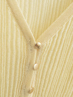 Women's V-Neck Long Sleeve Knit Cardigan